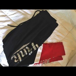 VS Love PINK Bling Joggers